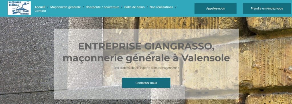  Entreprise de Maçonnerie Générale Giangrasso - Couvreur à Digne