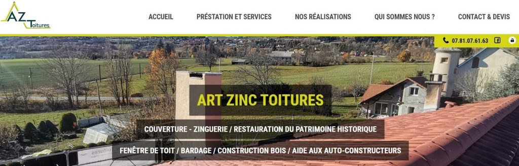  Art Zinc Toitures - Couvreur à Gap