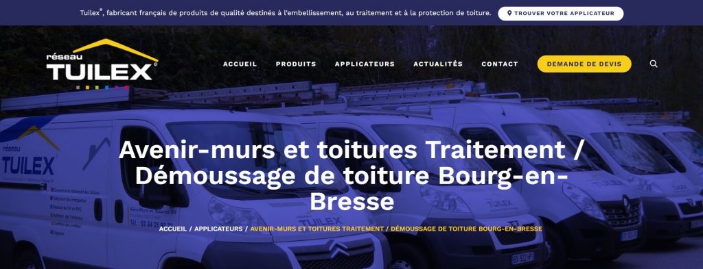  Avenirs – Mûrs et Toitures Applicateur Tuilex - Couvreur à Bourg-en-Bresse