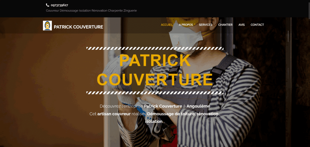  Patrick Couverture - Couvreur à Angoulême