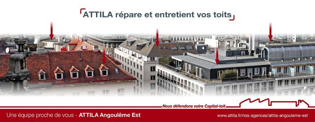  Atilla Angoulême Est - Couvreur à Angoulême